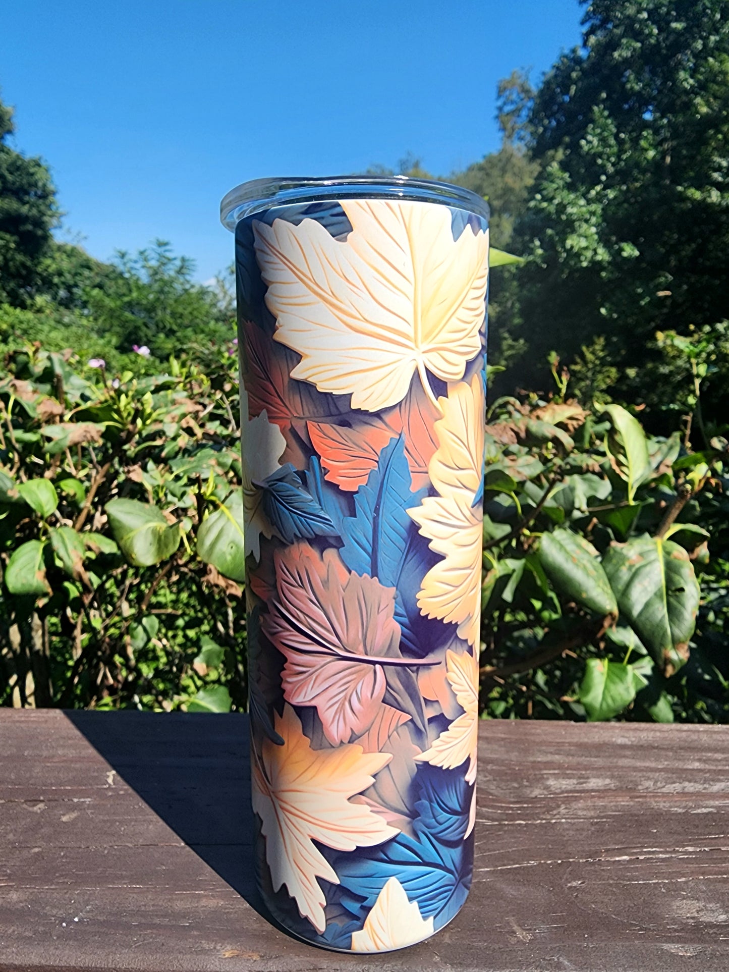 Fall leaves 20oz tumbler