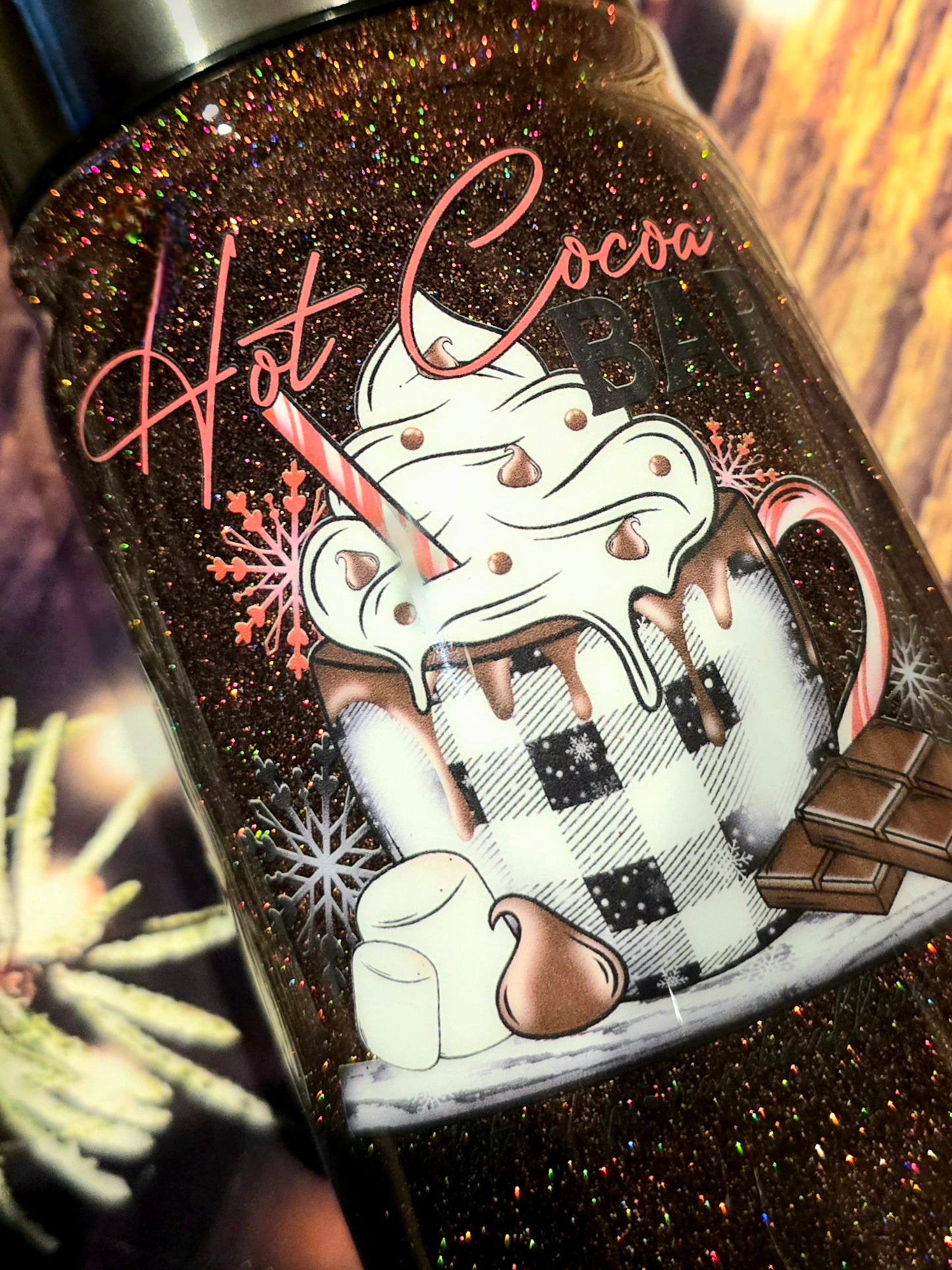 Hot Cocoa 17oz Mason Jar