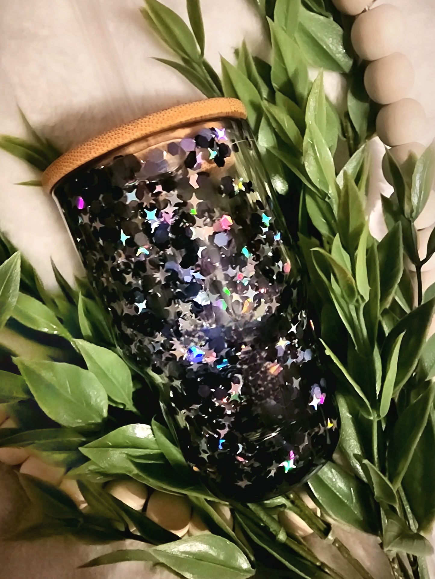 Intergalactic 3oz snowglobe shot glass