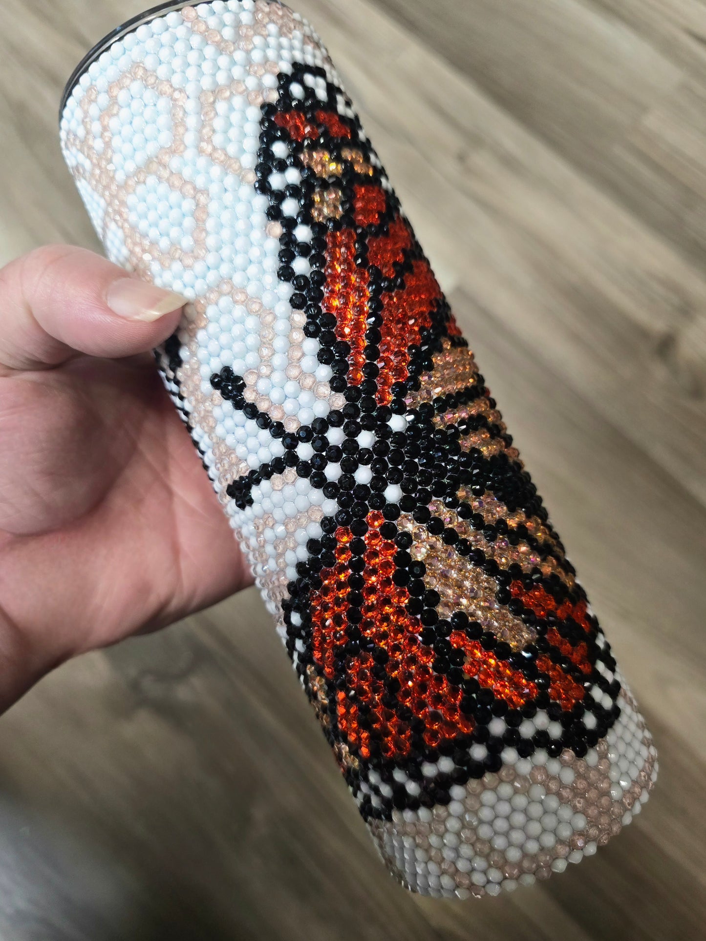 Monarch Butterfly Rhinestone 20oz