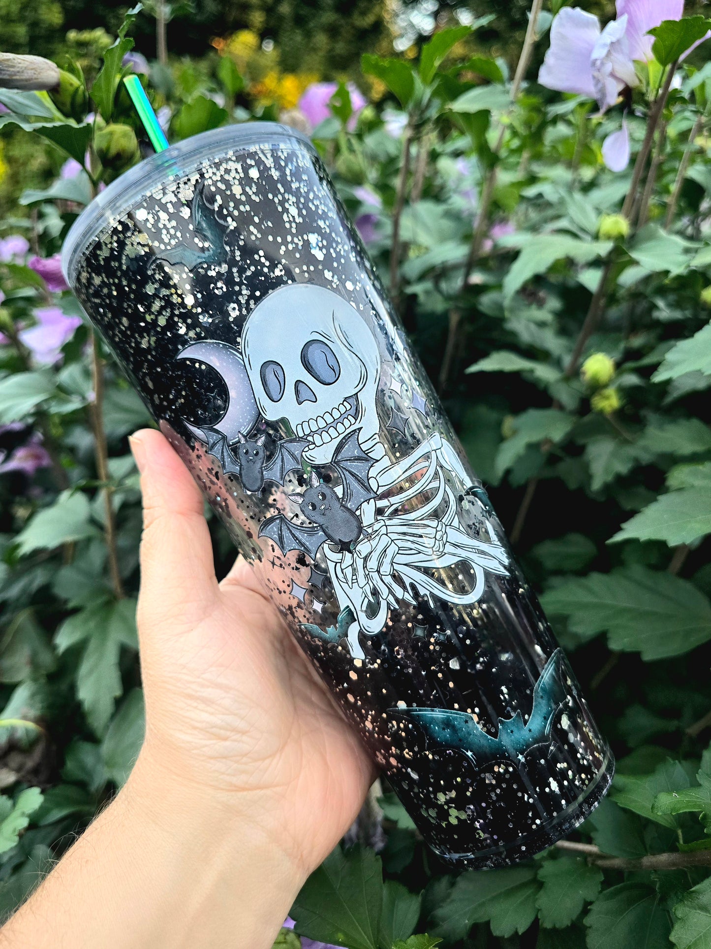 Bat Skeleton 24oz snowglobe