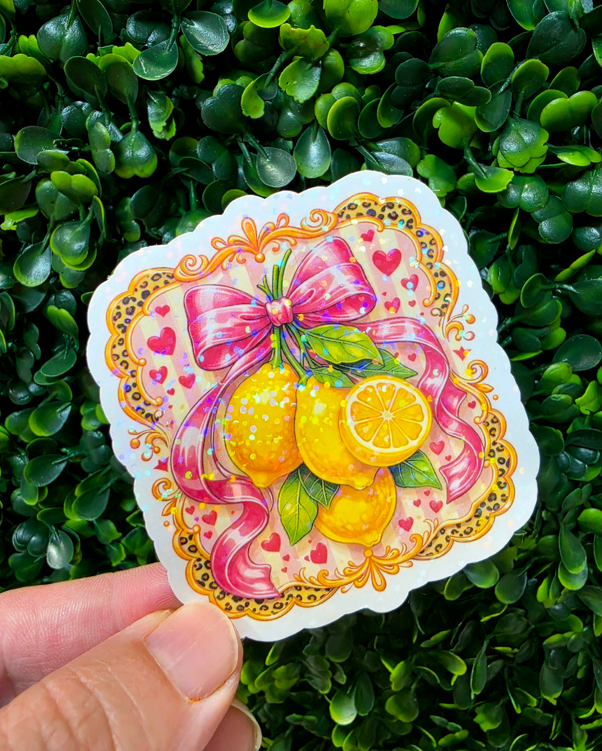 Pink Lemon Bow