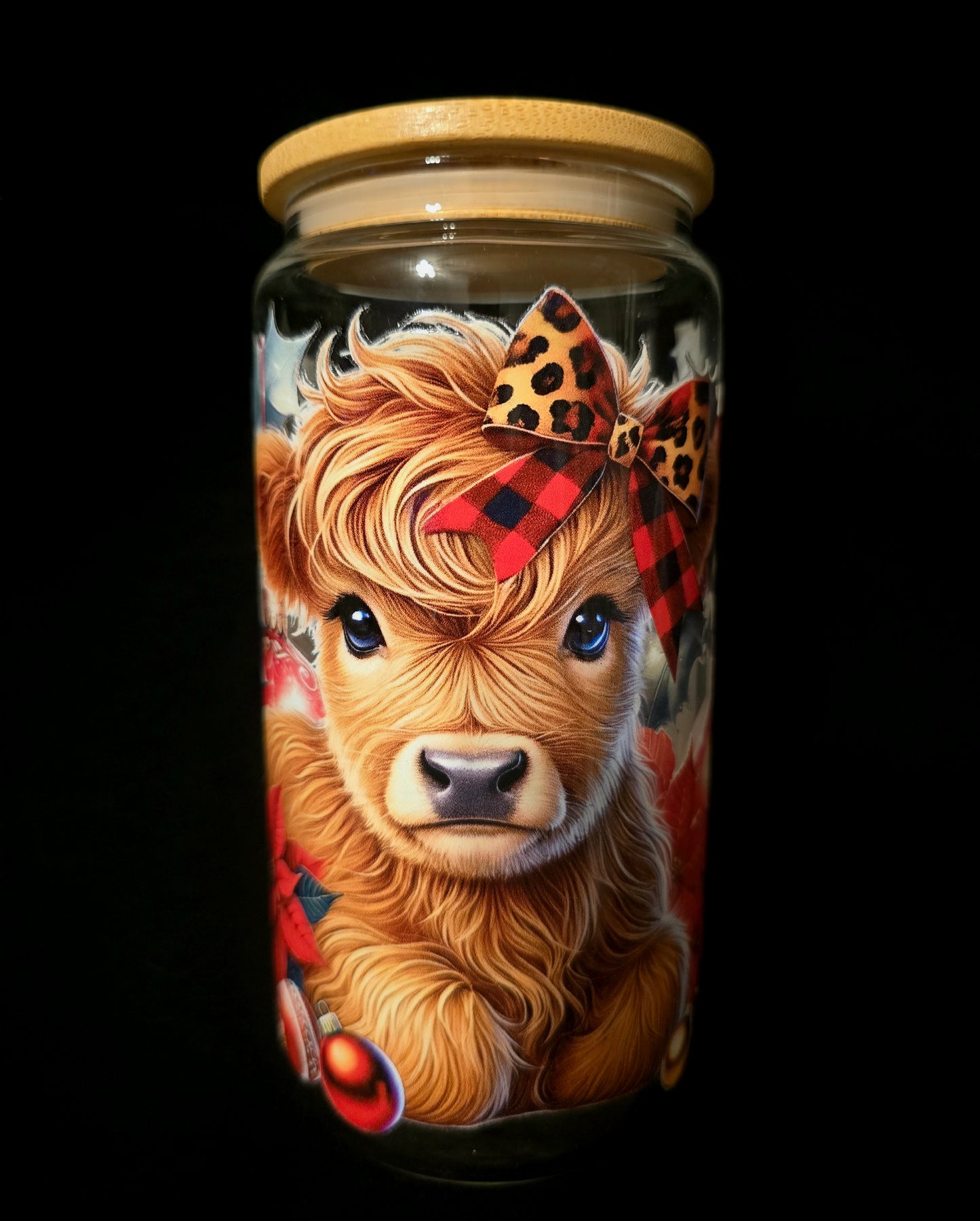 Christmas Highland Cow