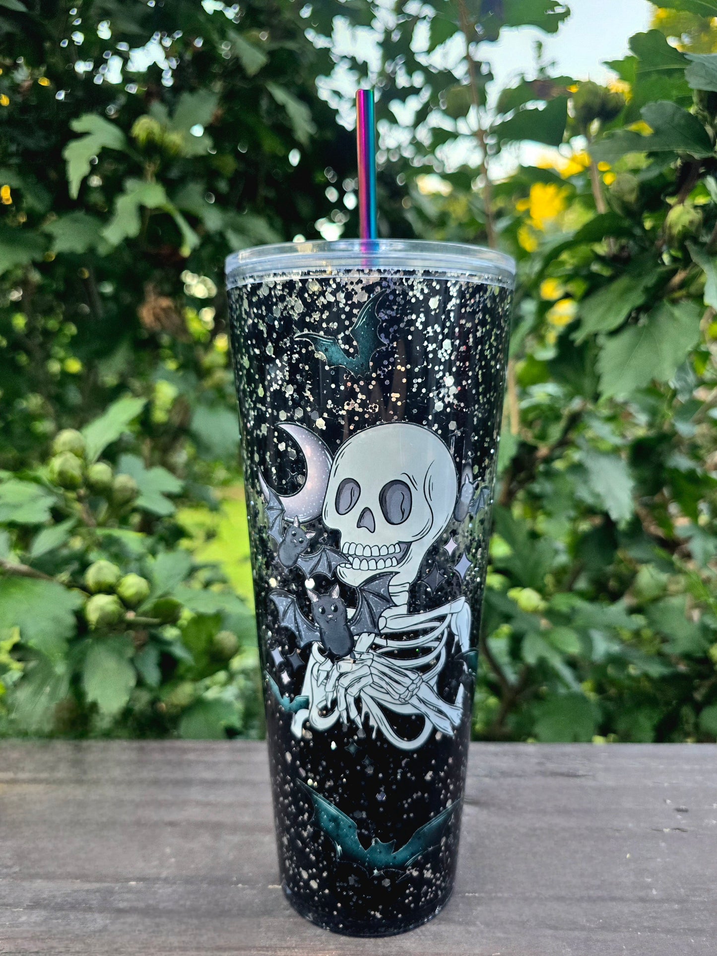 Bat Skeleton 24oz snowglobe