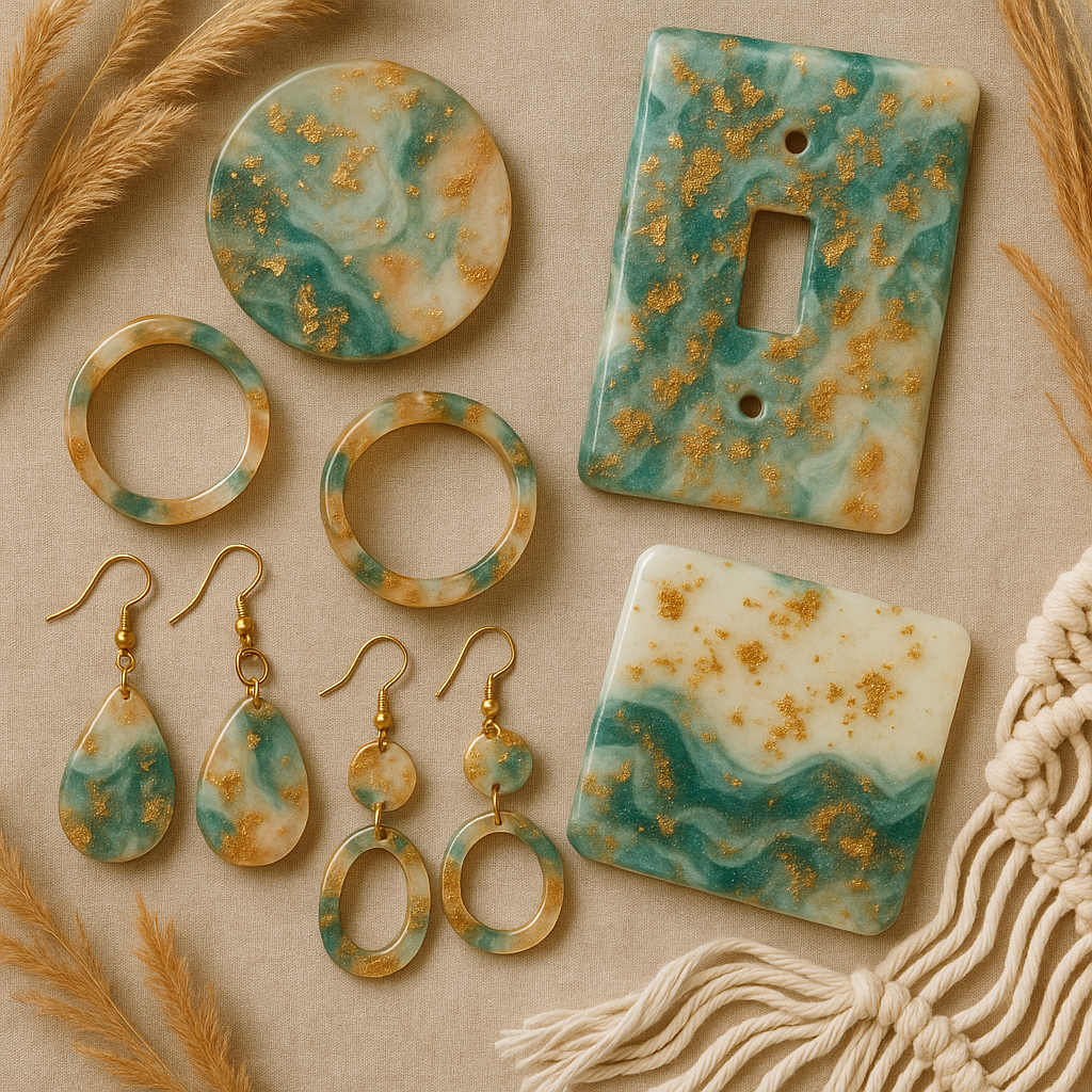Resin Jewelry and Accessories