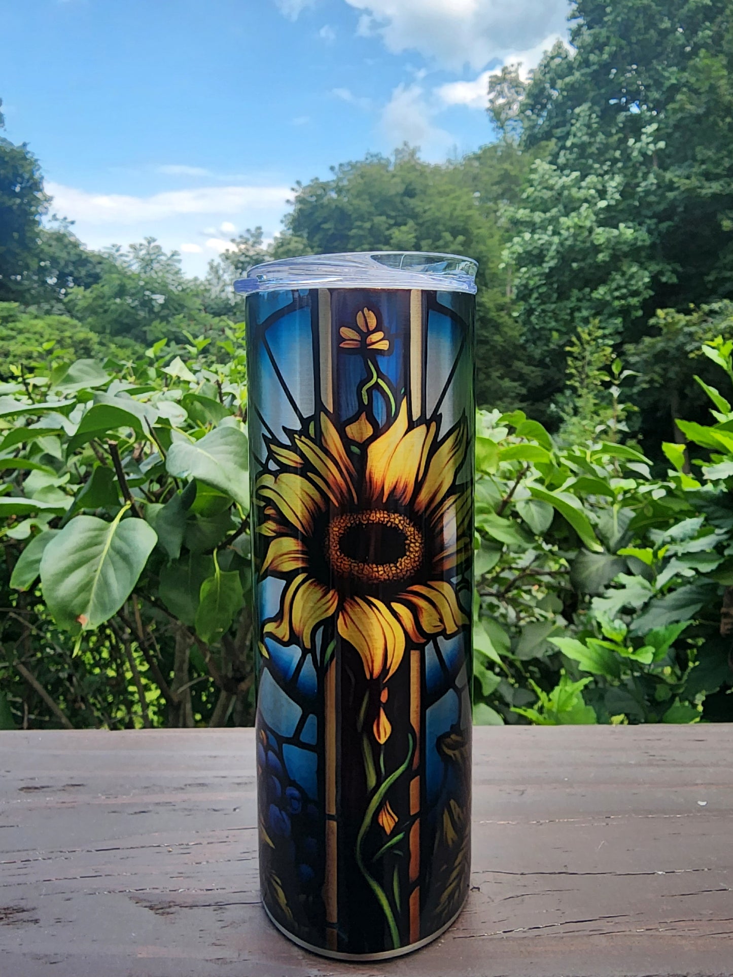 Sunflower Cross 20oz tumbler