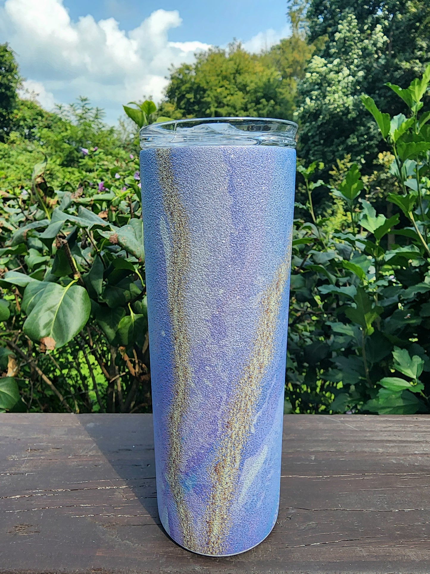 Agate 20oz glittered tumbler