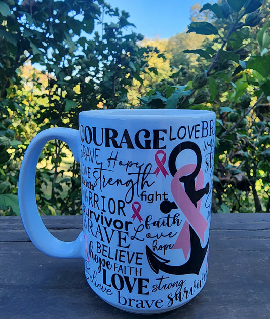 Breast awareness 15oz Coffee mug