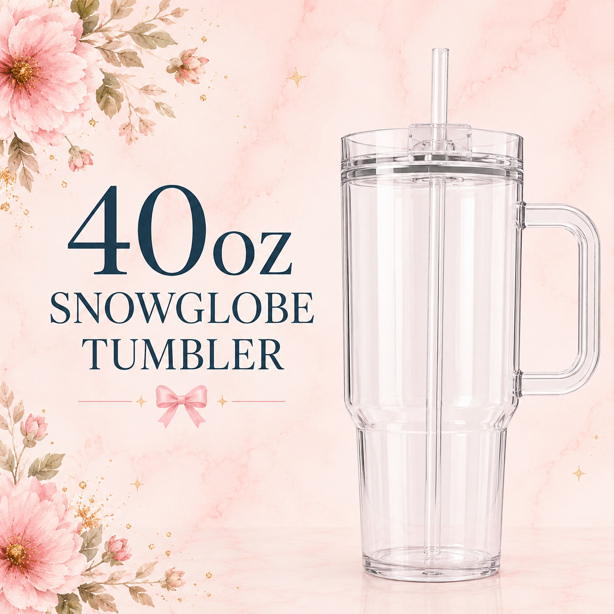 40oz Snow Globe