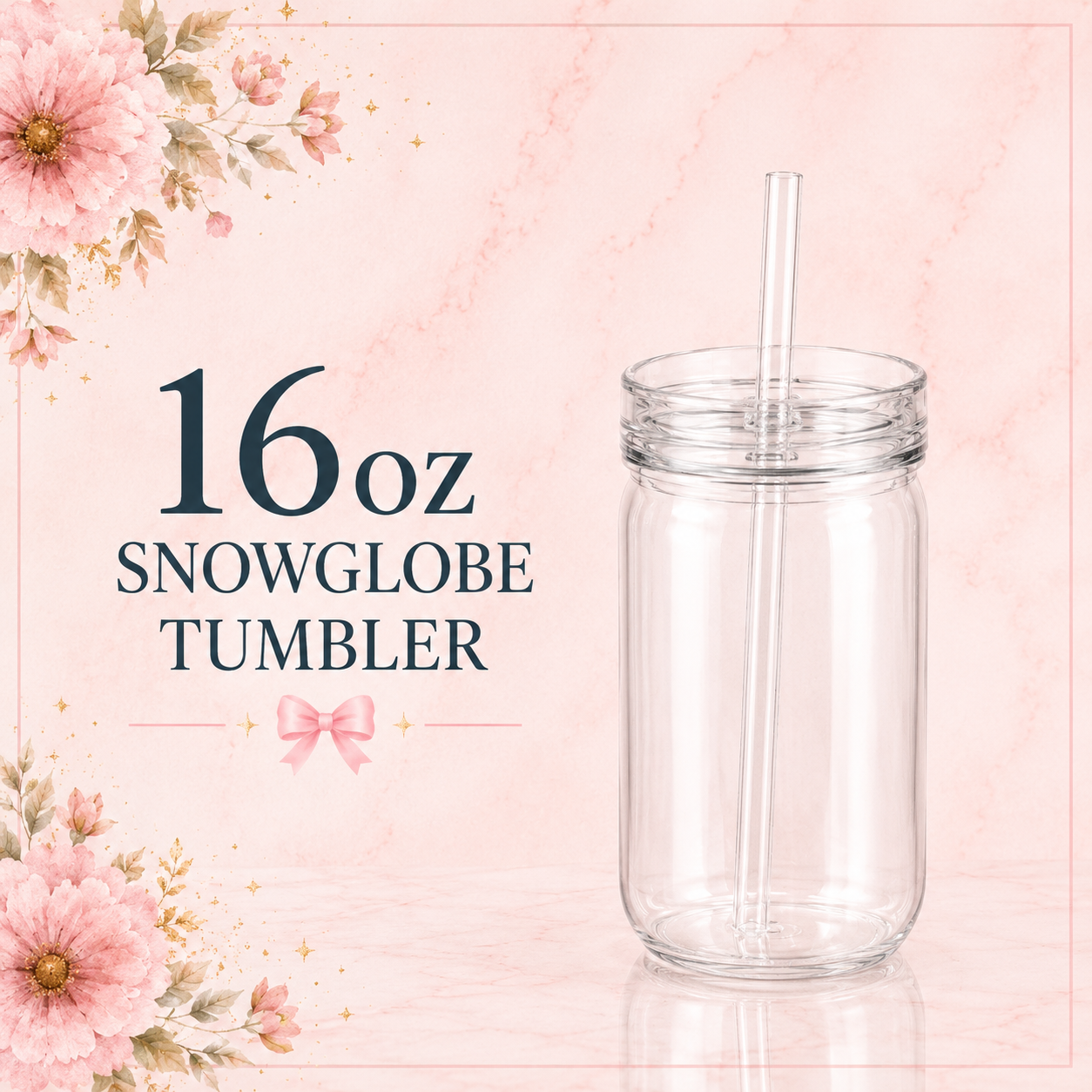 16oz Snow Globe