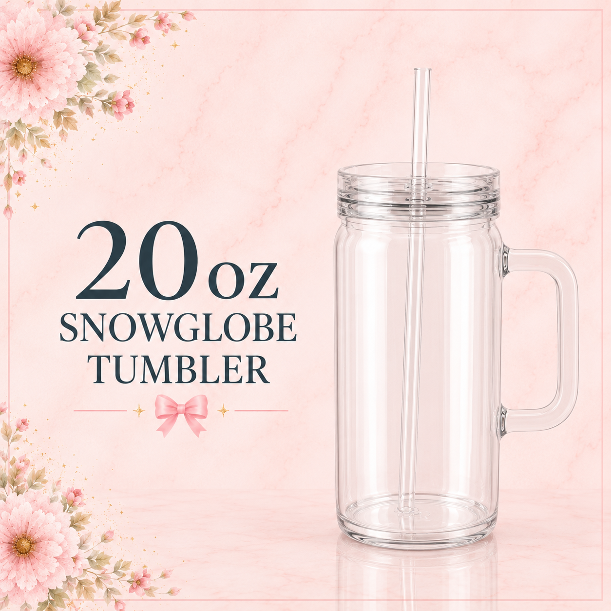 20oz Snow Globe