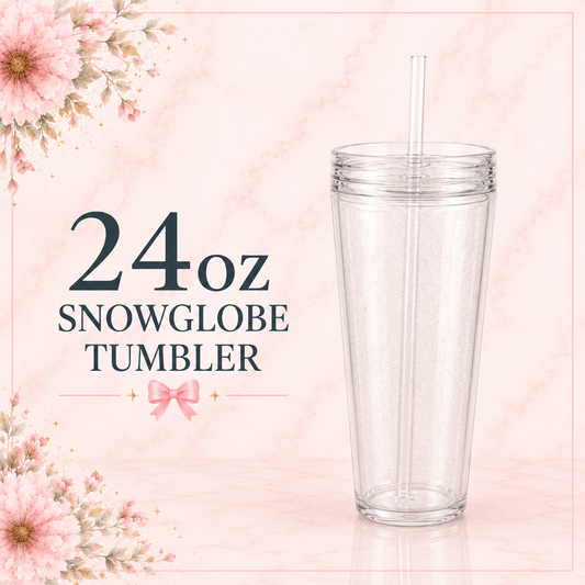 24oz Snow Globe