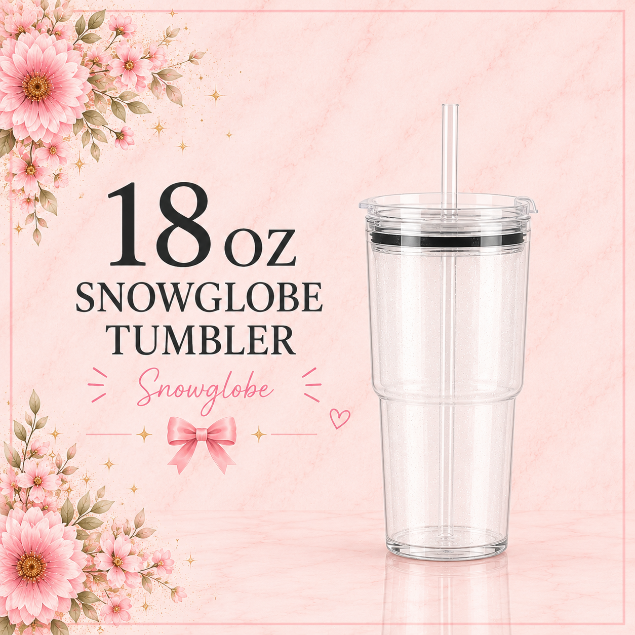 18oz Snow Globe
