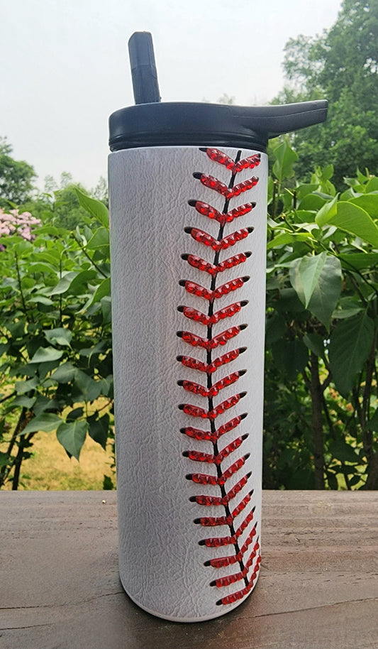 Rhinestone Baseball 20oz DUO