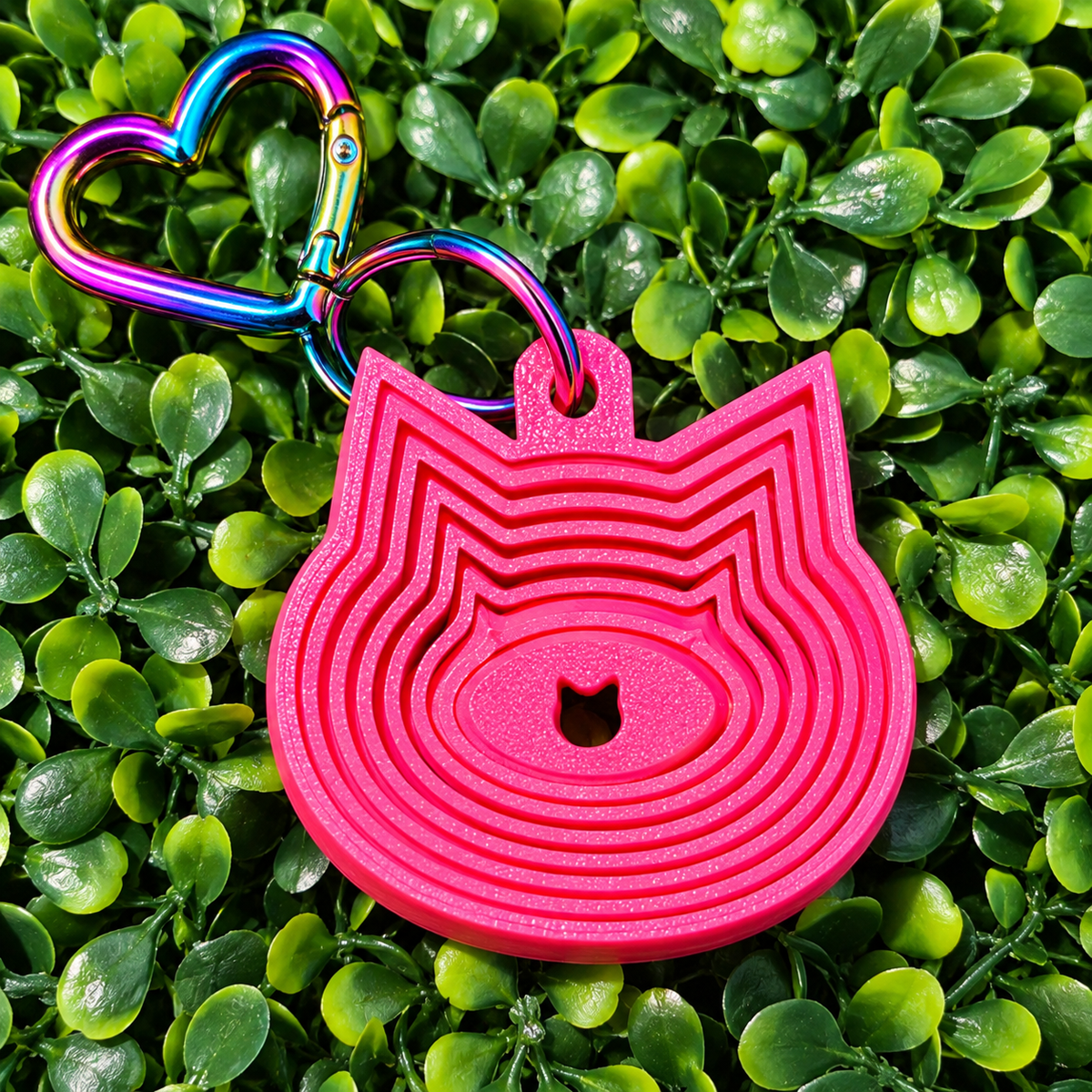 Flexi Cat Fidget Keychain