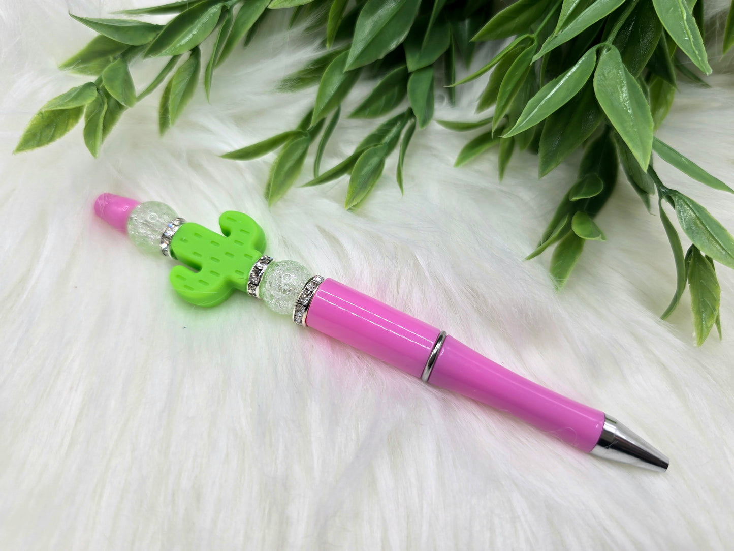 Cactus Beaded Pen