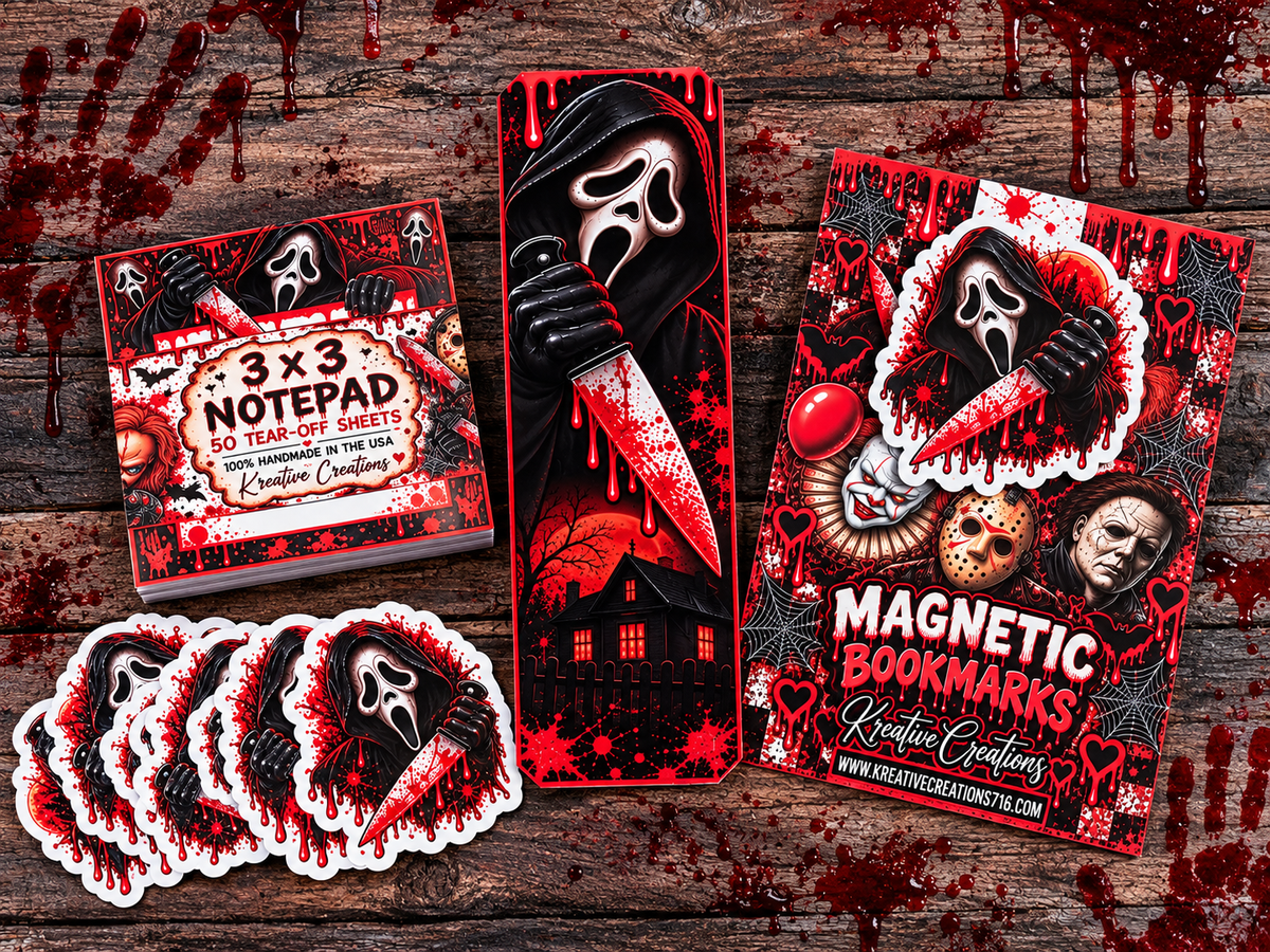GhostFace Horror Stationary Bundle