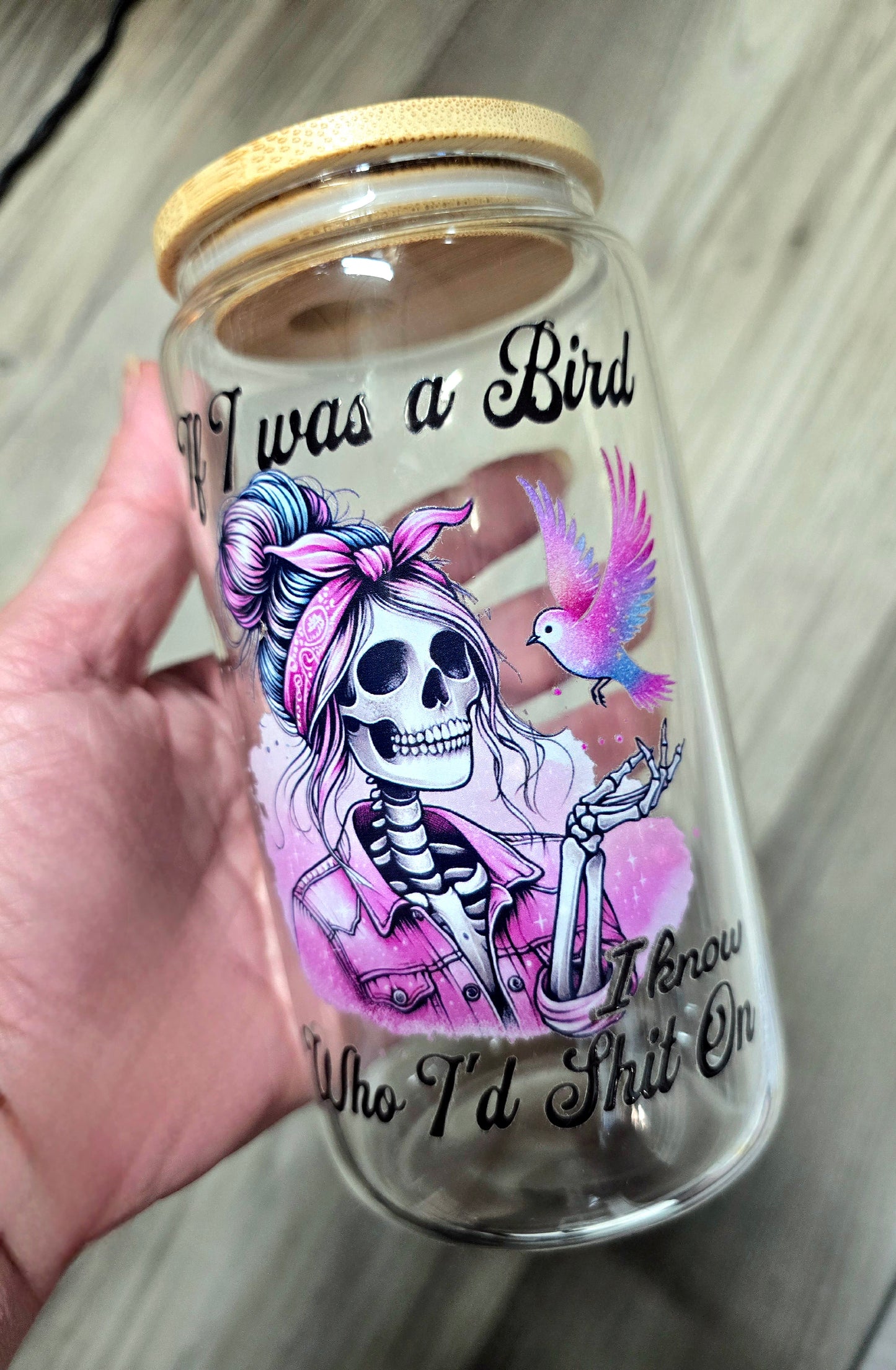 Miss Skelly 16oz Libbey