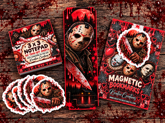 Jason Horror Stationery Bundle 🔪🩸