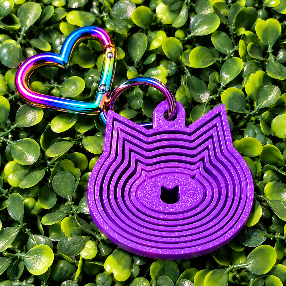Flexi Cat Fidget Keychain
