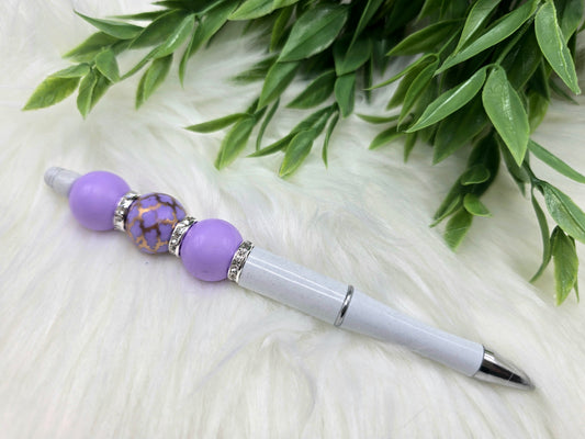 Purple Haze Beaded Pen