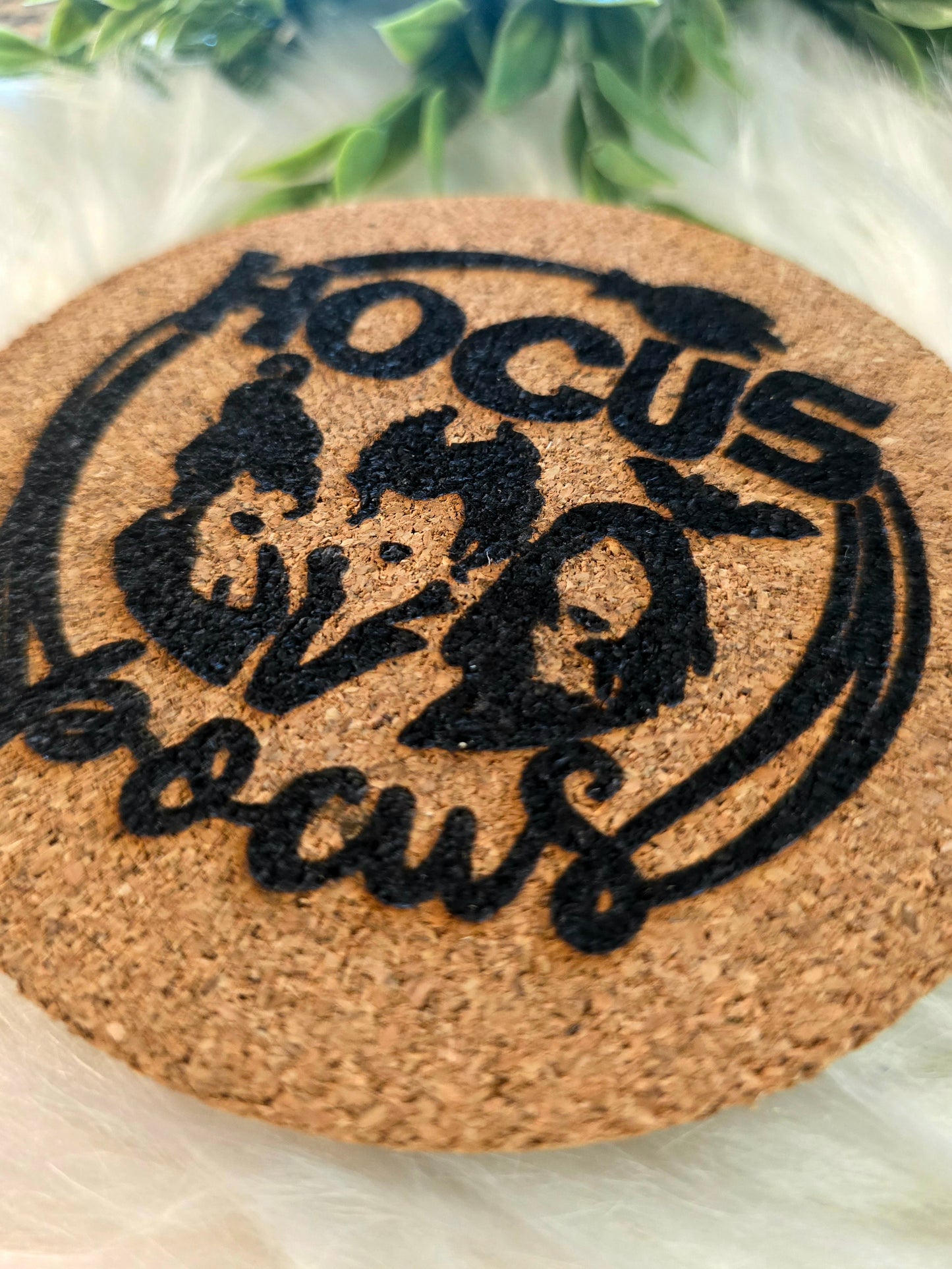 Hocus Pocus cork coaster set