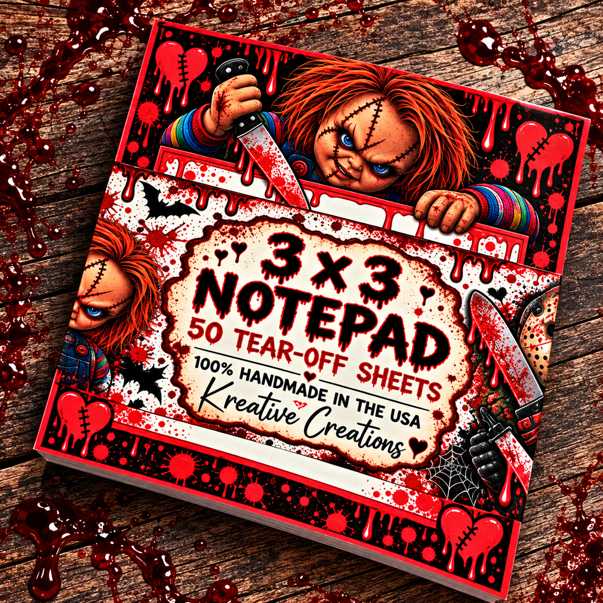 Chucky Horror Stationery Bundle 🔪❤️