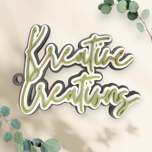 Custom Layered Keychains