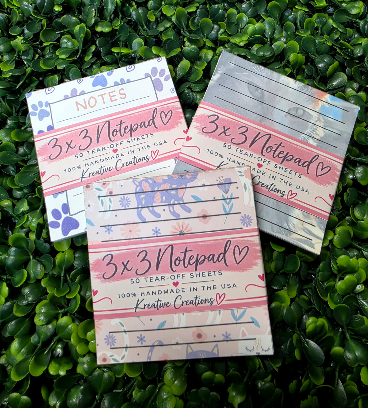 Cat Lover 3x3 Notepads