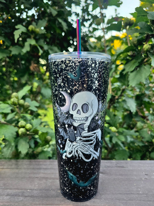 Bat Skeleton 24oz snowglobe