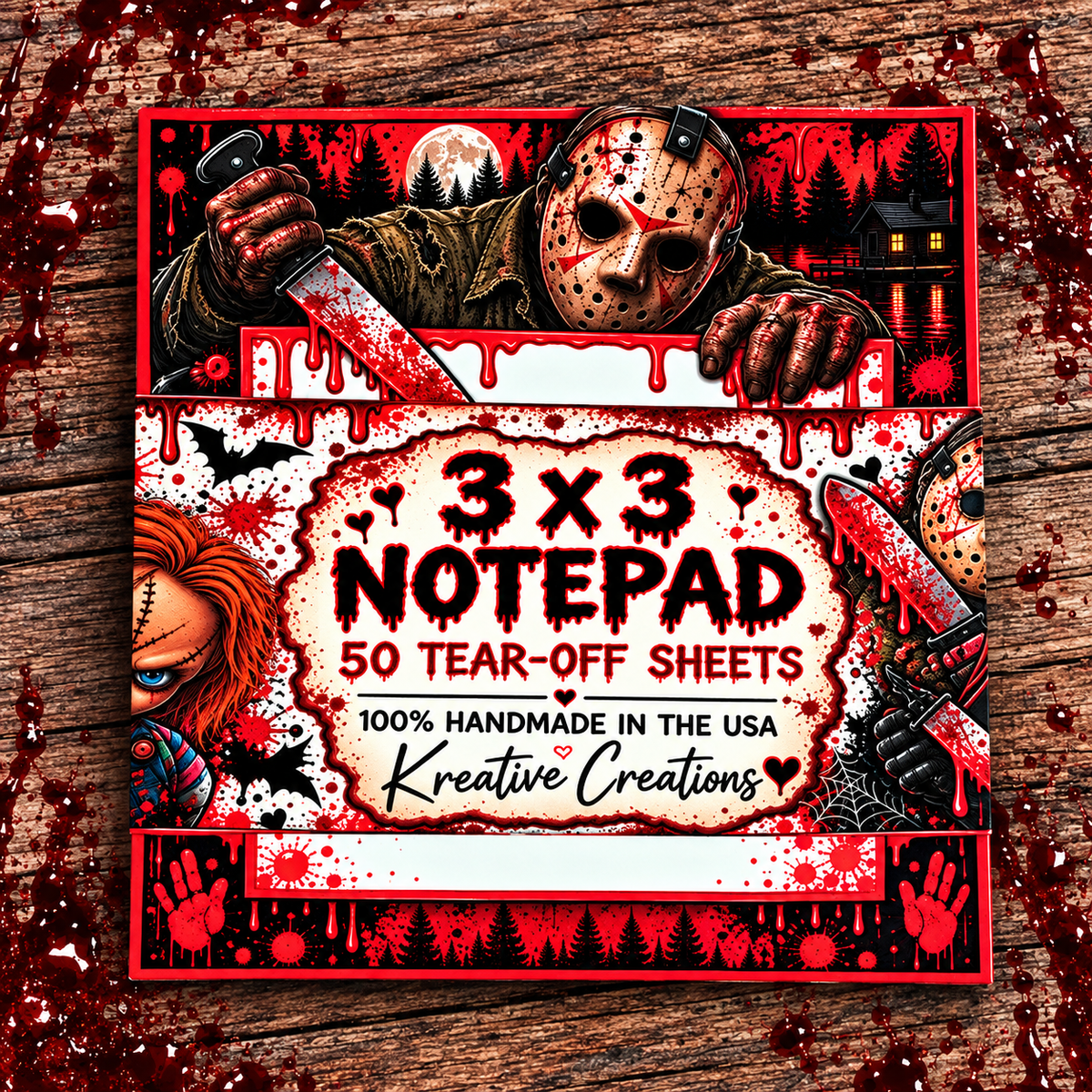 Jason Horror Stationery Bundle 🔪🩸
