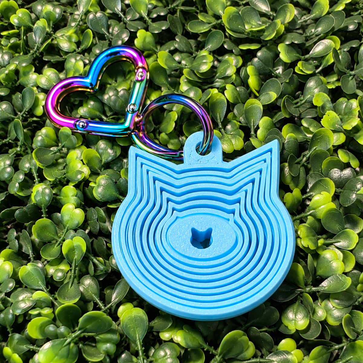 Flexi Cat Fidget Keychain
