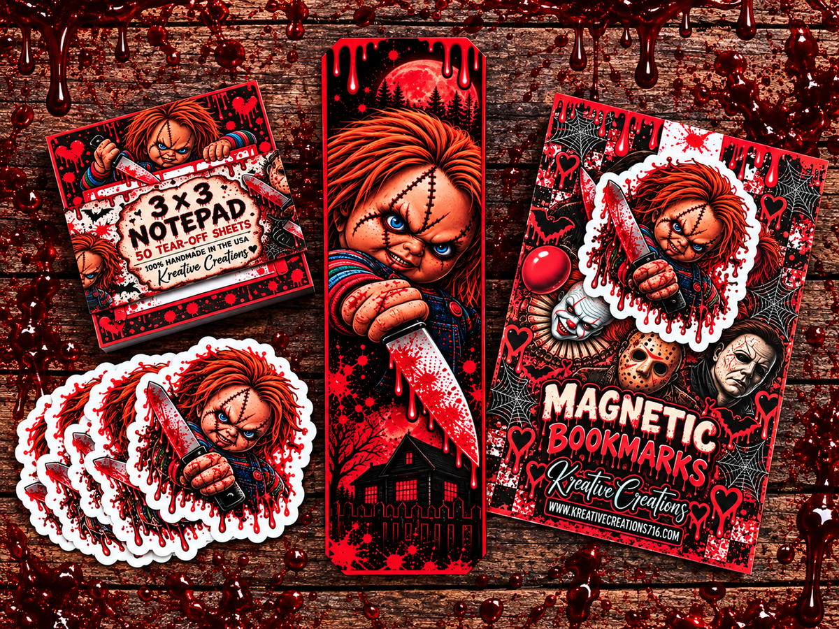 Chucky Horror Stationery Bundle 🔪❤️